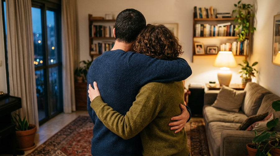 למה חיבוק מרגיע, גם כשהוא מגיע מחפץ